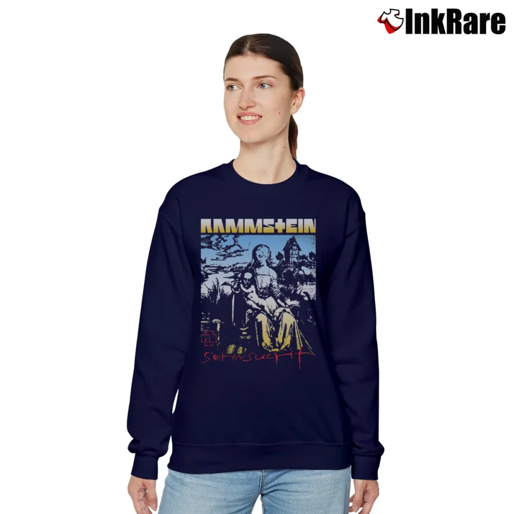 Women’s Rammstein Sehnsucht Relaxed Sweatshirt in navy | Soft, Laid-Back Vibe