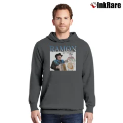 Men’s Ramon Ayala El Rey Del Accordion Pullover Hoodie in charcoal | Cozy, Durable, Modern Fit