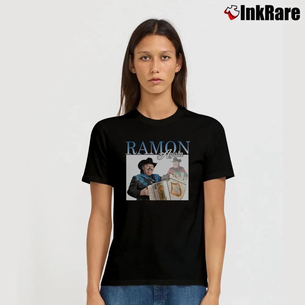 Women’s Ramon Ayala El Rey Del Accordion Signature T-Shirt in black | Soft, Flattering Fit
