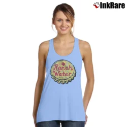 Women’s Ranch Water Bottle Cap Tank Top in light blue | Lightweight, Movement-Friendly