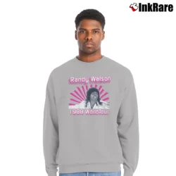 Men’s Randy Watson 1988 World Tour Crewneck Sweatshirt in sport grey | Cozy Fabric, Clean Style