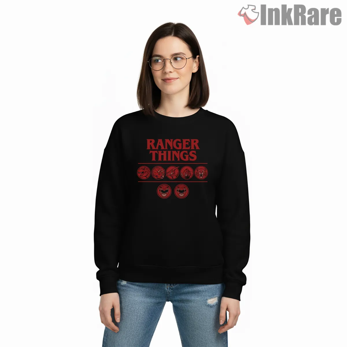Ranger Things Retro Mask Mashup Shirt on graphic shirt for women graphic tee