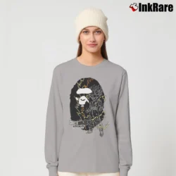 Women’s Rare Bape Dragon Ball Z Son Gohan Ape Head Long-Sleeve Top in sport grey | Sleek, Versatile, All-Season