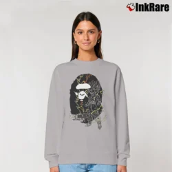 Women’s Rare Bape Dragon Ball Z Son Gohan Ape Head Relaxed Sweatshirt in sport grey | Soft, Laid-Back Vibe