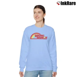 Women’s Reading Rainbow Classic Logo Relaxed Sweatshirt in light blue | Soft, Laid-Back Vibe
