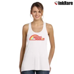 Women’s Reading Rainbow Classic Logo Tank Top in white | Lightweight, Movement-Friendly