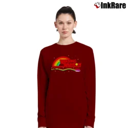 Women’s Reading Rainbow Take a Look It's in a Book Long-Sleeve Top in maroon | Sleek, Versatile, All-Season