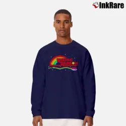 Men’s Reading Rainbow Take a Look It's in a Book Long-Sleeve Shirt in navy | Sleek, Lightweight, Year-Round Wear
