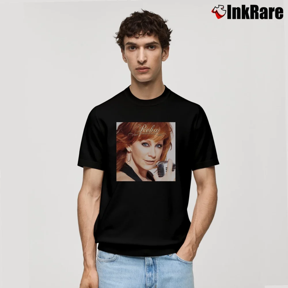Men’s Reba Mcentire Comfortable Cool Classic T-Shirt in black | Soft, Breathable Everyday Wear
