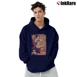Men’s Rebel Leia Star Wars Pullover Hoodie in navy | Cozy, Durable, Modern Fit