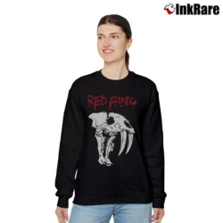 Women’s Red Fang Hardcore Band Relaxed Sweatshirt in black | Soft, Laid-Back Vibe