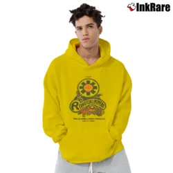 Men’s Red Hot Chili Peppers Band Logo Pullover Hoodie in yellow | Cozy, Durable, Modern Fit