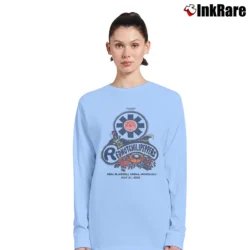 Women’s Red Hot Chili Peppers Band Logo Long-Sleeve Top in light blue | Sleek, Versatile, All-Season