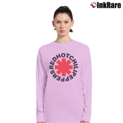 Women’s Red Hot Chili Peppers Logo Long-Sleeve Top in light pink | Sleek, Versatile, All-Season