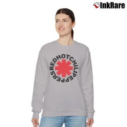 Women’s Red Hot Chili Peppers Logo Relaxed Sweatshirt in sport grey | Soft, Laid-Back Vibe