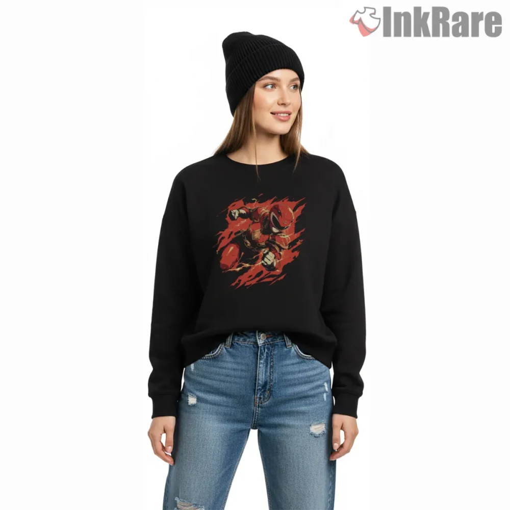 Red Ranger Crimson Speed Strike Shirt on graphic shirt for women graphic tee