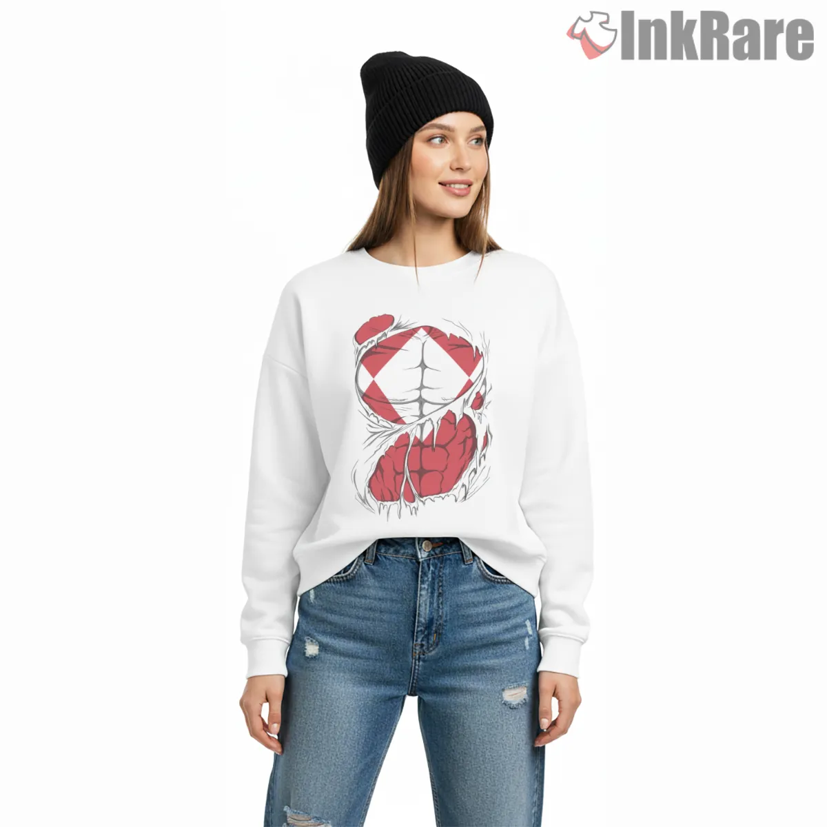 Red Ranger Ripped Suit Power Reveal Shirt Red Ranger Ripped Suit Power Reveal Shirt on graphic shirt for women graphic tee
