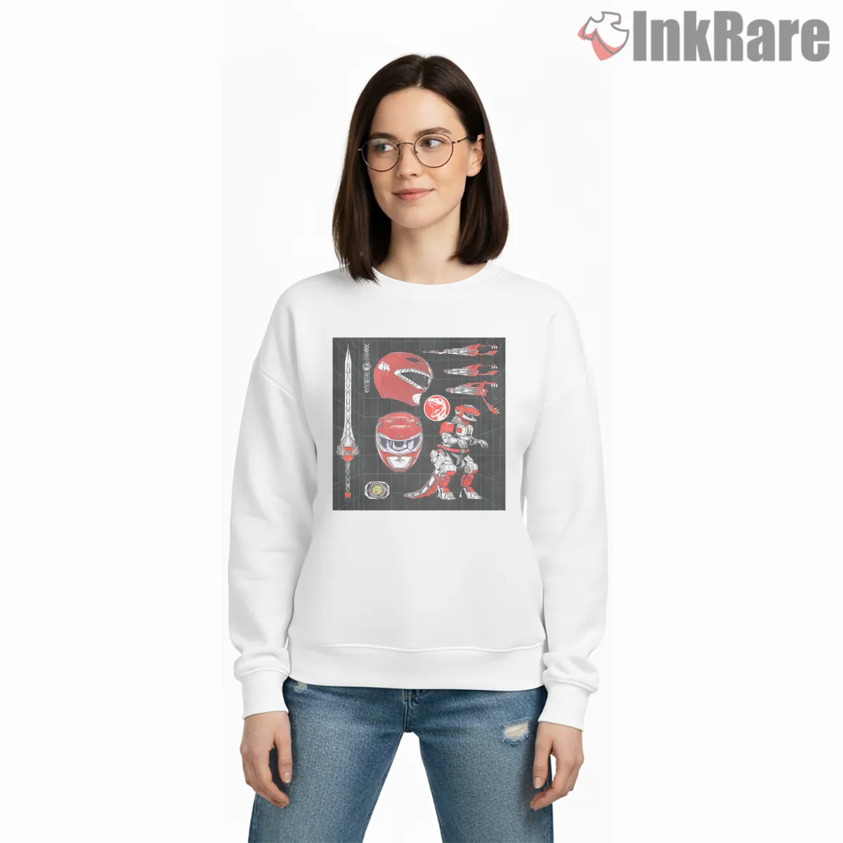 Red Ranger Weapons Blueprint Arsenal Shirt Red Ranger Weapons Blueprint Arsenal Shirt on graphic shirt for women graphic tee