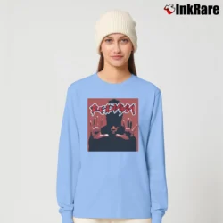 Women’s redman whut thee album 90s hip hop classic Long-Sleeve Top in light blue | Sleek, Versatile, All-Season