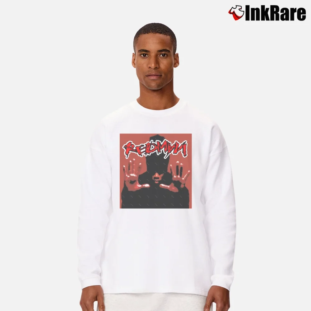 Men’s redman whut thee album 90s hip hop classic Long-Sleeve Shirt in white | Sleek, Lightweight, Year-Round Wear