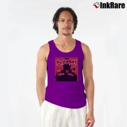 Men’s redman whut thee album 90s hip hop classic Tank Top in purple | Breathable, Active-Friendly Design