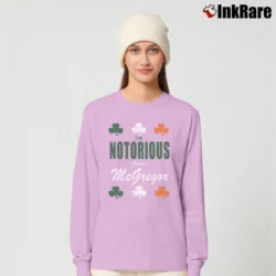 Women’s Reebok UFC Conor McGregor Shamrock Long-Sleeve Top in light pink | Sleek, Versatile, All-Season