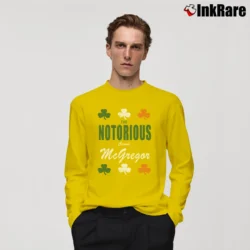 Men’s Reebok UFC Conor McGregor Shamrock Long-Sleeve Shirt in yellow | Sleek, Lightweight, Year-Round Wear