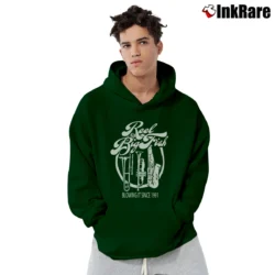 Men’s Reel Big Fish Band Pullover Hoodie in forest green | Cozy, Durable, Modern Fit