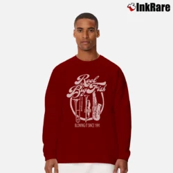 Men’s Reel Big Fish Band Long-Sleeve Shirt in maroon | Sleek, Lightweight, Year-Round Wear