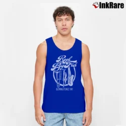 Men’s Reel Big Fish Band Tank Top in royal blue | Breathable, Active-Friendly Design