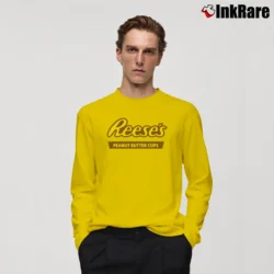 Men’s Reese's Peanut Butter Cups Classic Long-Sleeve Shirt in yellow | Sleek, Lightweight, Year-Round Wear