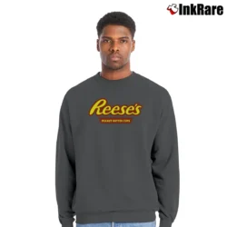 Men’s Reese's Peanut Butter Cups Crewneck Sweatshirt in charcoal | Cozy Fabric, Clean Style