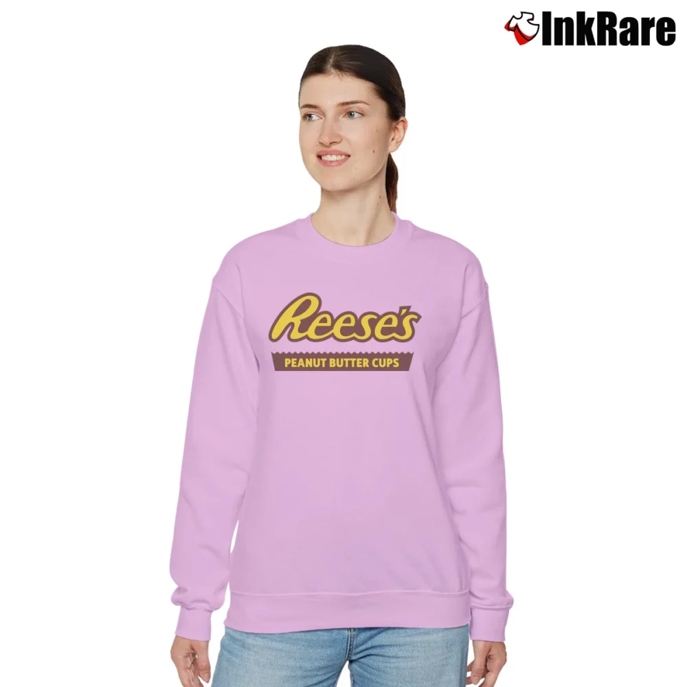 Women’s Reese's Peanut Butter Cups Relaxed Sweatshirt in light pink | Soft, Laid-Back Vibe