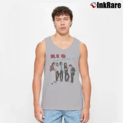 Men’s Reo Speedwagon 1981 Tour Band Tank Top in sport grey | Breathable, Active-Friendly Design