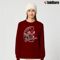 Women’s Reo Speedwagon Classic Band Tour Long-Sleeve Top in maroon | Sleek, Versatile, All-Season