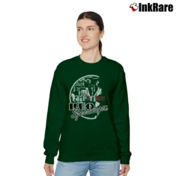 Women’s Reo Speedwagon Classic Band Tour Relaxed Sweatshirt in forest green | Soft, Laid-Back Vibe