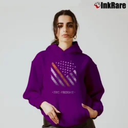 Women’s Replica YRC Freight Logo Work Cozy Hoodie in purple | Warm, Structured, Stylish