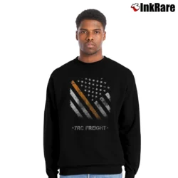 Men’s Replica YRC Freight Logo Work Crewneck Sweatshirt in black | Cozy Fabric, Clean Style