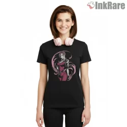 Resident Evil Ada Wong Elegant Assassin Shirt on black short sleeve shirt for women graphic tee