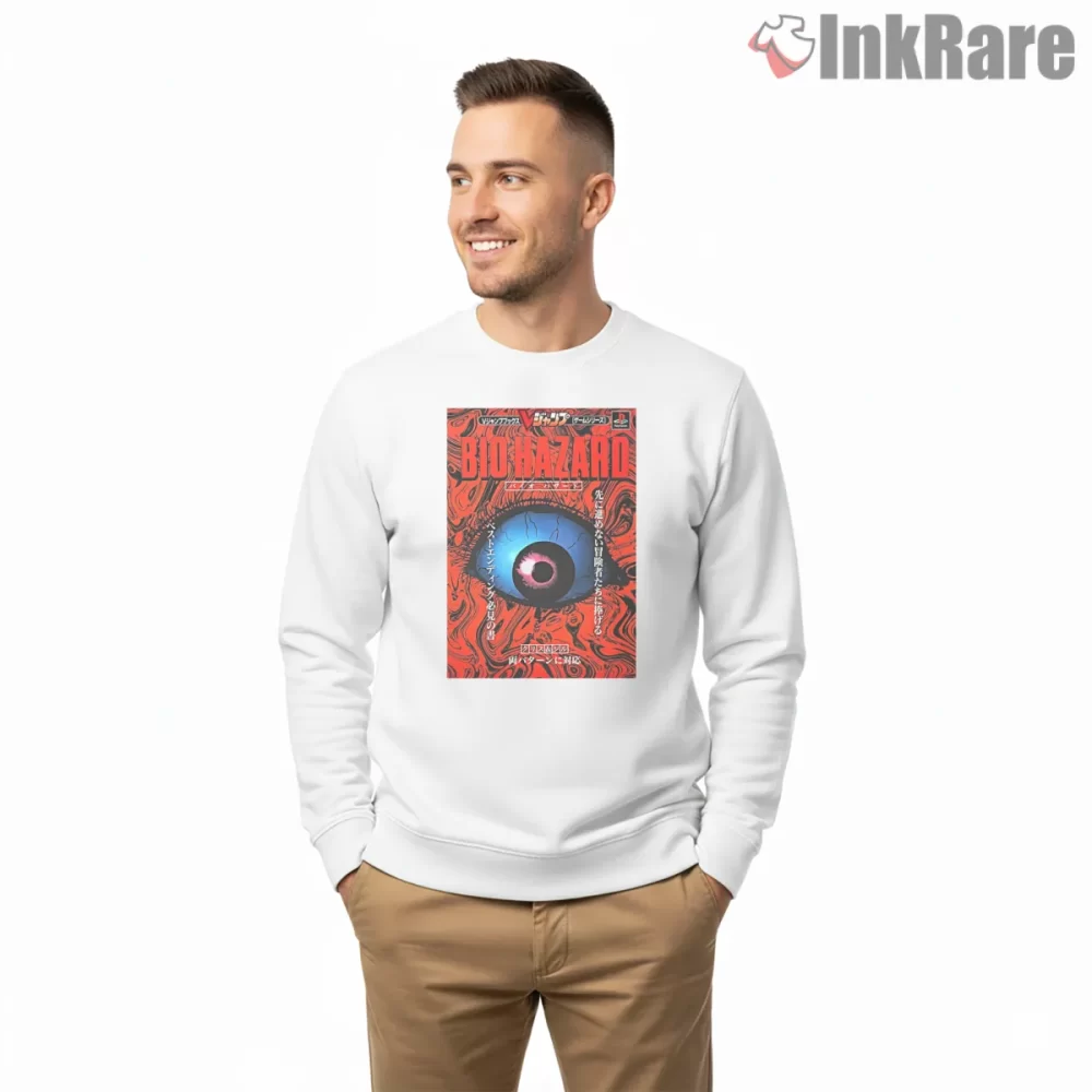 Resident Evil Biohazard Eye Symbol Shirt on graphic shirt for men graphic tee