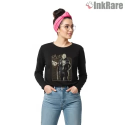 Resident Evil Chris Redfield Hound Wolf Squad Shirt on black long sleeve shirt for women graphic tee