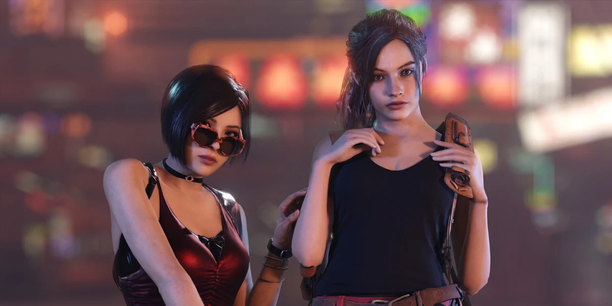 Claire Redfield and Ada Wong, two influential Resident Evil characters with contrasting paths through the outbreak