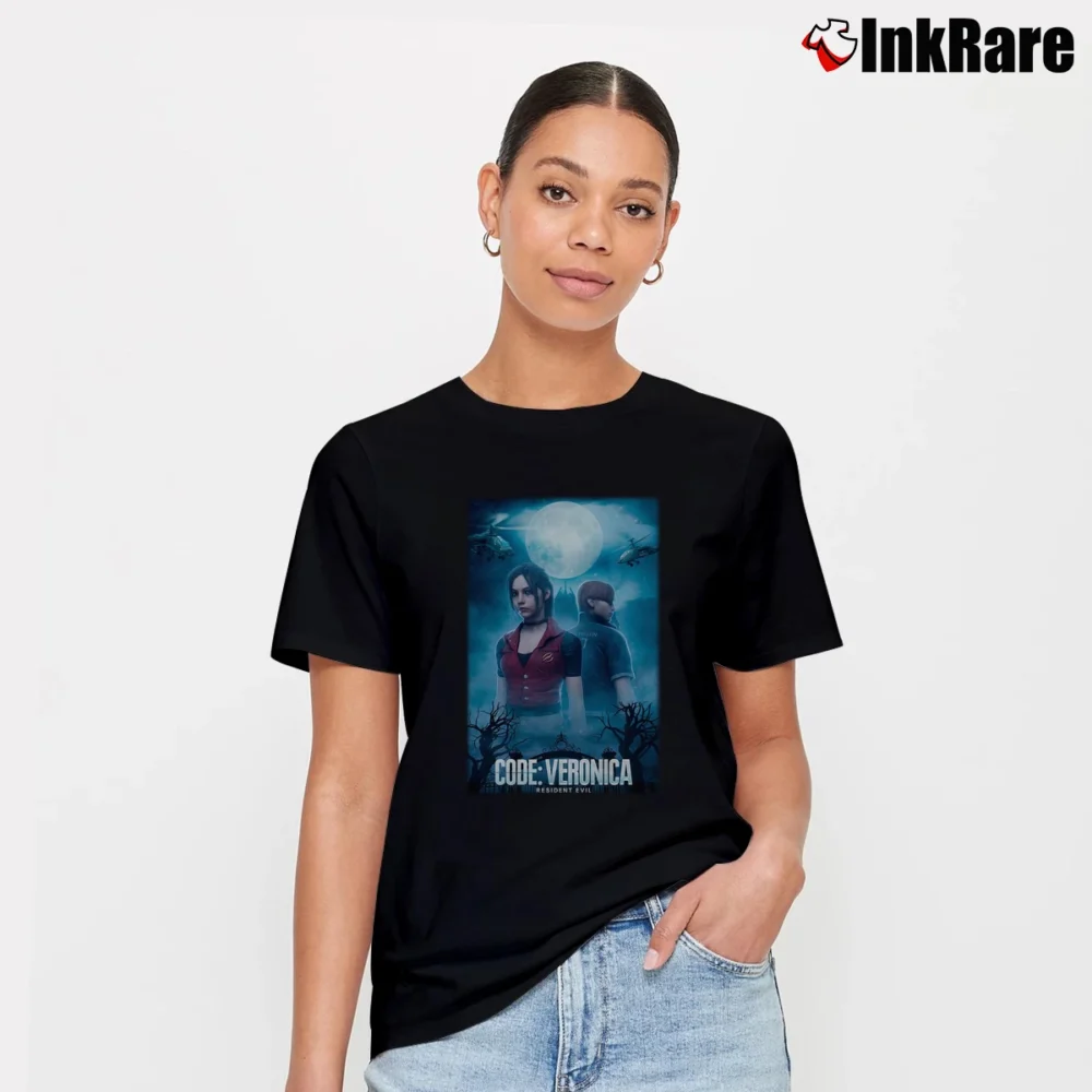 Women’s Resident Evil Code Veronica T-Shirt in black | Soft, Flattering Fit