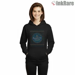 Resident Evil Jill Valentine Sandwich Holiday Shirt on black hoodie for women graphic tee