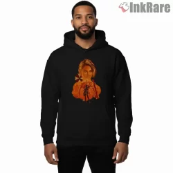 Resident Evil Jill Valentine Versus Nemesis Inferno Shirt on black hoodie for men graphic tee