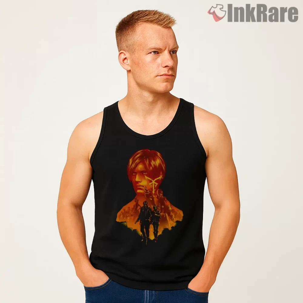 Resident Evil Raccoon City Survivor Hero Shirt on black tank top for men graphic tee