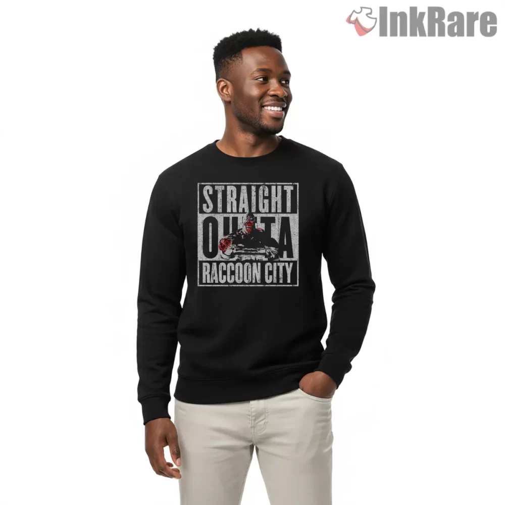 Resident Evil Straight Outta Raccoon City Shirt on graphic shirt for men graphic tee