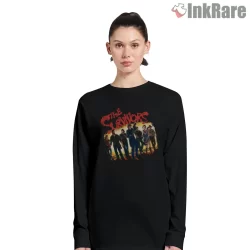 Resident Evil Survivors Ensemble Apocalypse Shirt on black long sleeve shirt for women graphic tee