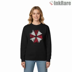 Resident Evil Umbrella Corporation Distressed Emblem Shirt on graphic shirt for women graphic tee