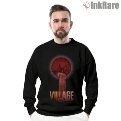 Resident Evil Village Lady Alcina Dimitrescu Crimson Moon Shirt on graphic shirt for men graphic tee